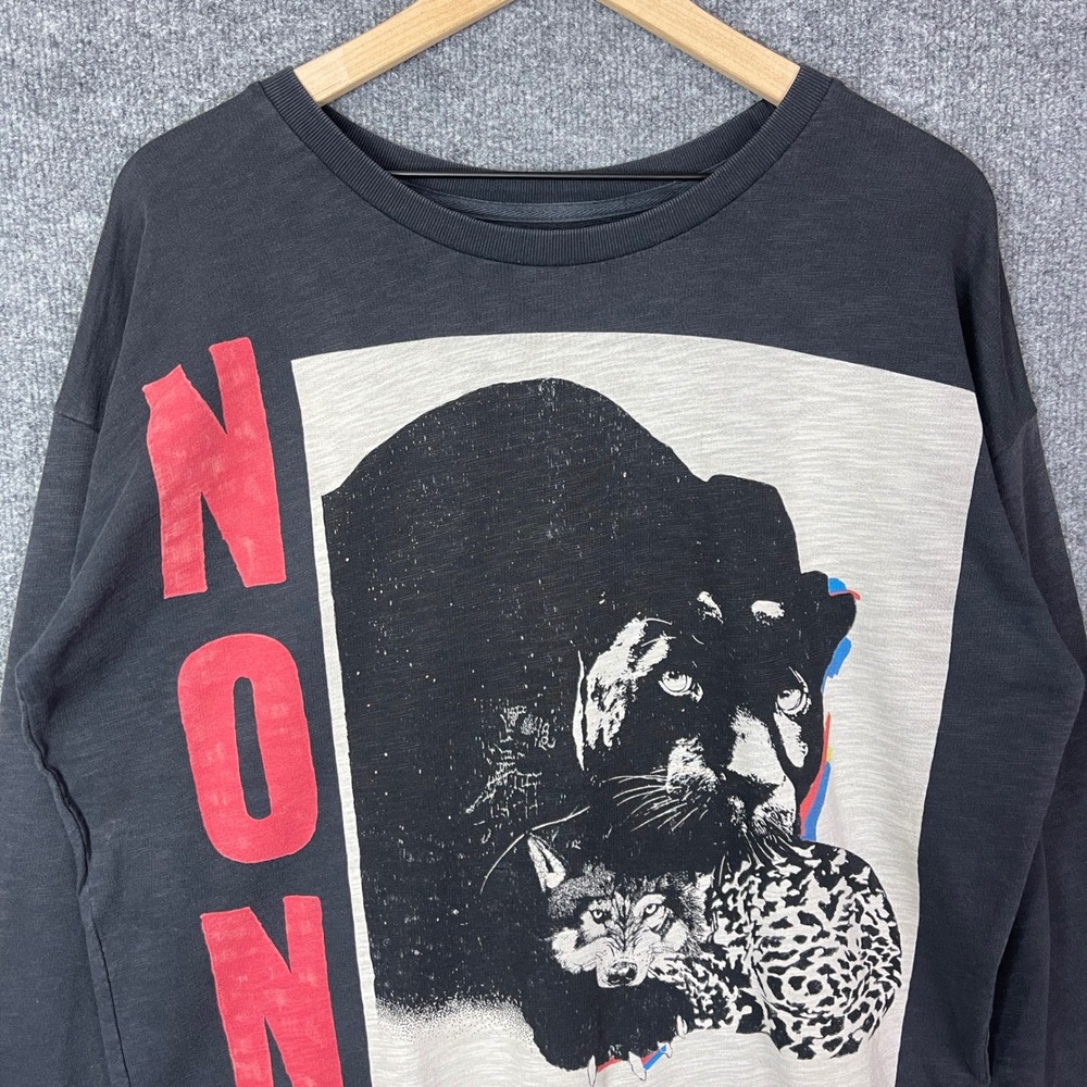 AllSaints Non Sweat Black Panther Graphic Sweatshirt Mens Medium Portugal - Picture 3 of 10